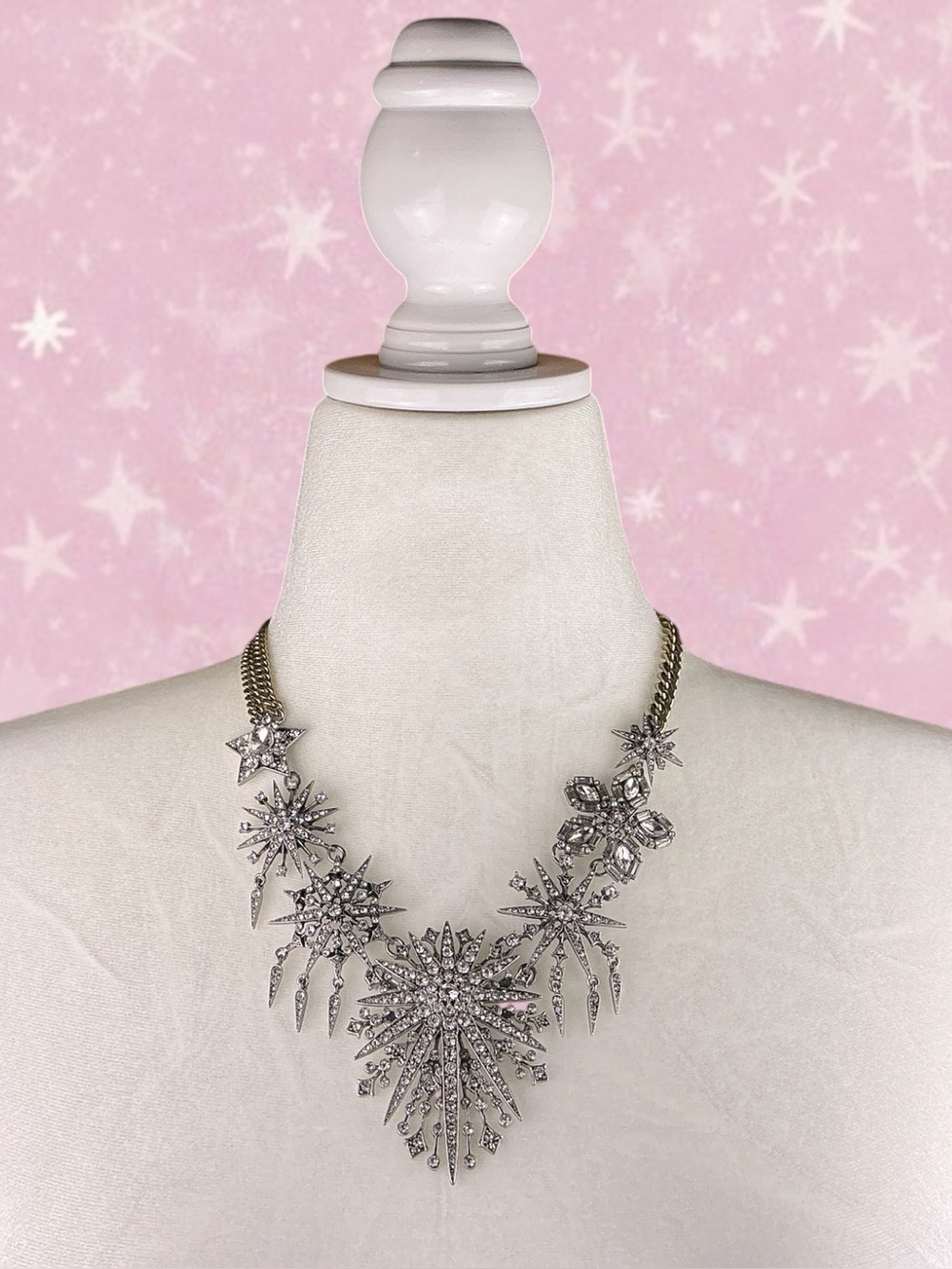 Chloe + Isabel Y2K Retro Bridal Art Deco Victorian Whimsigoth Celestial Necklace